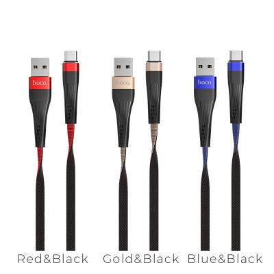 Hoco - Dây Cáp Sạc Nhanh U39 Cổng Type C - Bọc Vải Thời Trang - 120cm