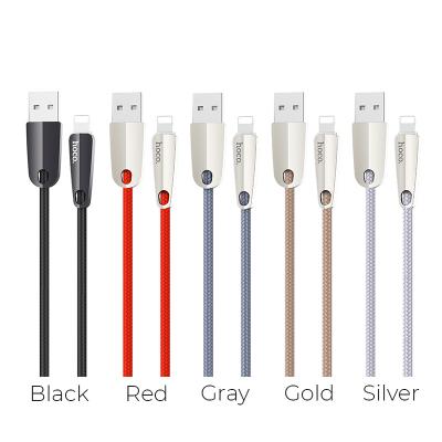 Hoco - Dây Cáp Sạc Nhanh Tự Ngắt U35 Cổng Lightning Có Đèn Led - 120cm