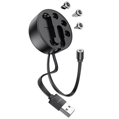 Cáp Sạc Dây Rút 3 in 1 Borofone BU26 Cổng Lightning, Cổng Micro, Cổng Type C
