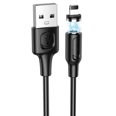 Cáp Sạc Truyền Dữ Liệu Từ Hít Nam Châm Borofone BX41 Cổng Lightning 1m