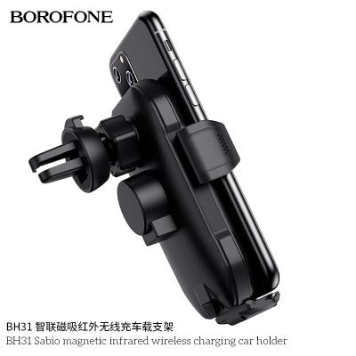 Giá Đỡ Kiêm Đế Sạc Điện Thoại Trên Xe Hơi BOROFONE BH31 Sabio Magnetic