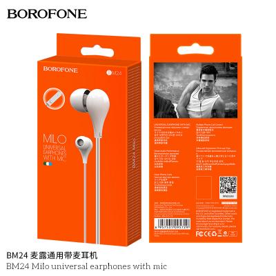 Tai nghe nhét tai có dây BM24 Milo Borofone kèm mic