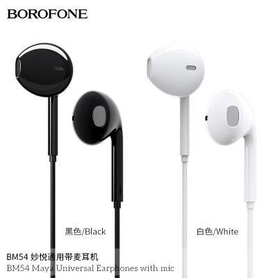 Tai nghe nhét tai có dây BM54 Maya Borofone kèm mic