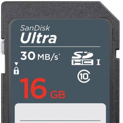 Sandisk - Thẻ nhớ SD Sandisk 48mb/s - 16GB