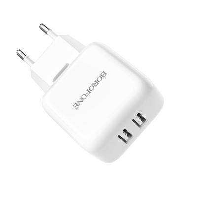 Cóc Sạc BOROFONE BA18, BA-18 - 2 Cổng USB