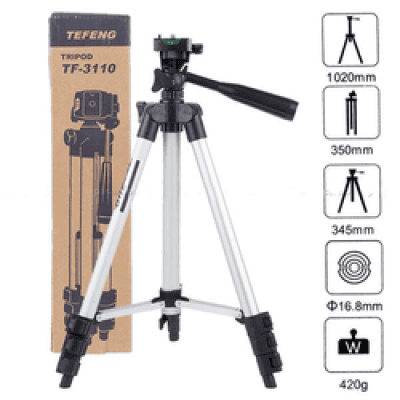 GẬY 3 CHÂN CHỤP HÌNH –TRIPOD- KT3110 –có kẹp