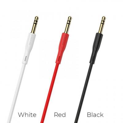 Cáp Audio AUX BOROFONE BL1 Chuyển Jack 3.5mm sang Jack 3.5 mm, 1m, truyền tải dữ liệu chất lượng cao