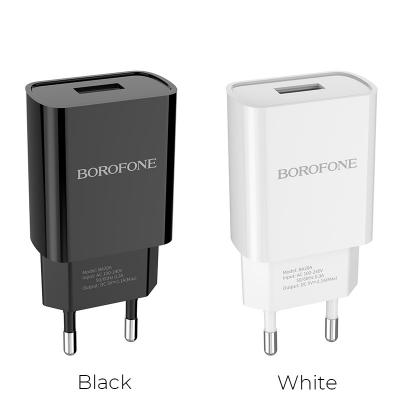 Cóc Sạc BOROFONE BA20A, BA-20A - 1 Cổng USB 2.1A (EU)