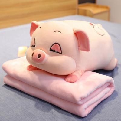 Bộ Chăn Gối 2in1 Hình Heo Con
