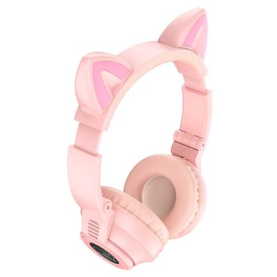 Tai Nghe Trùm Tai Bluetooth BO18 Borofone Cat ear V5.0 Có Khe Cắm Thẻ Nhớ