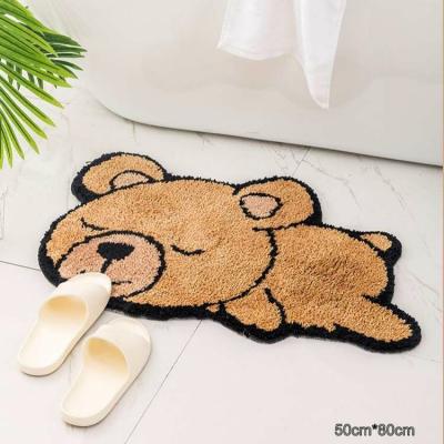 Thảm hình gấu nâu 50x80cm