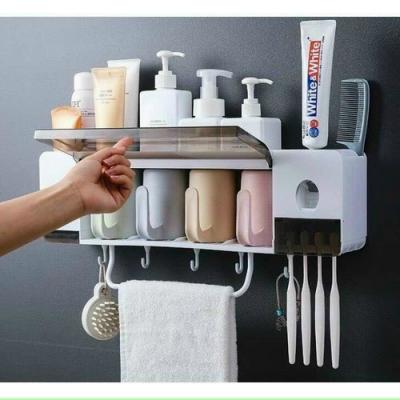 Kệ 4 Cốc Nhả Kem Nhà Tắm
