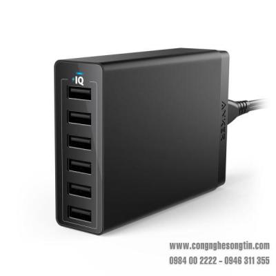 Sạc Anker 6 cổng 30w, PowerPort 6 Lite - A2061