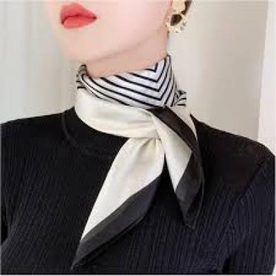 Khăn lụa vuông Turban 70x70cm cao cấp
