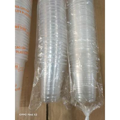 Ly nhựa PP 700ml nắp bằng (50 cái/lốc)