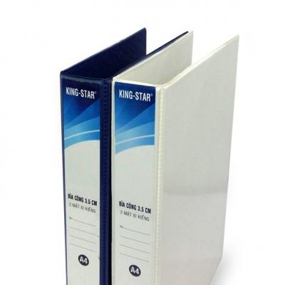 Bìa còng 3.5cm xi kiếng A4 - 2 còng Kingstar
