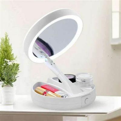 Gương Trang Điểm Đèn Led Xếp Gọn