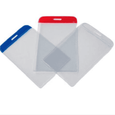 Thẻ đeo 9x12, đứng, nhựa dẻo