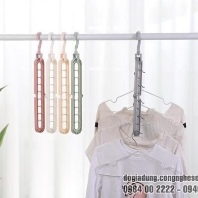 Móc Treo Quần Áo Đa Năng 9 Lỗ