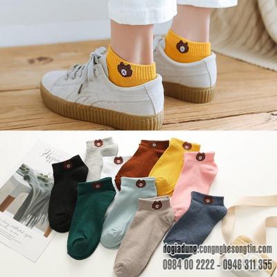 Combo 10 Đôi Tất Gấu Brown